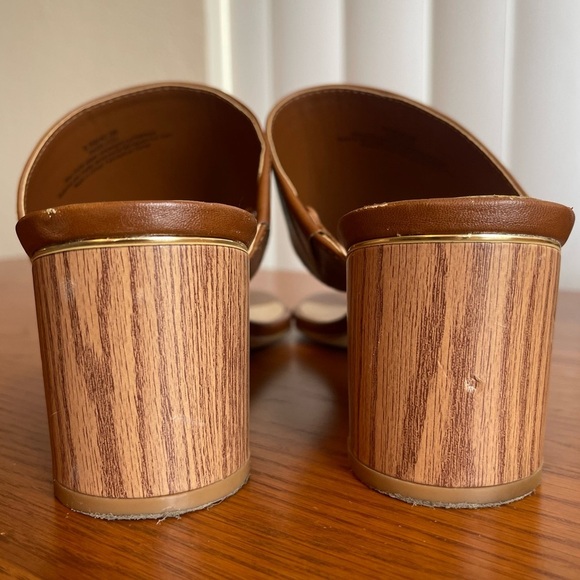 Marc New York Hazel Round Block Heel Sandal Brown Size 9.5 - Picture 7 of 16